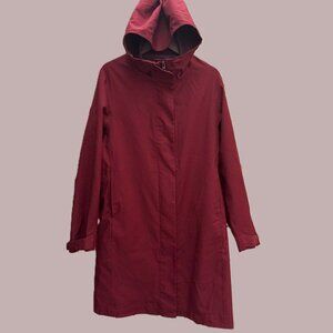 Uniqlo Blocktech Rain Coat Deep Red Color (Sz XS) *Flaw